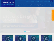 Tablet Screenshot of nuvation.com